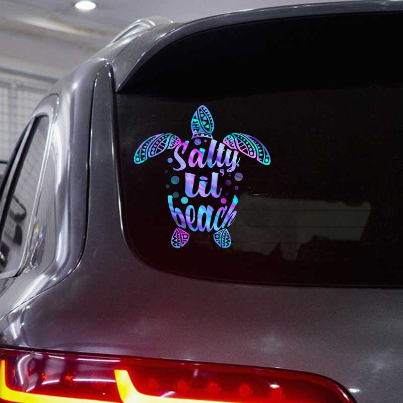 Salty Lil' Beach  - Turtle Decal Full
