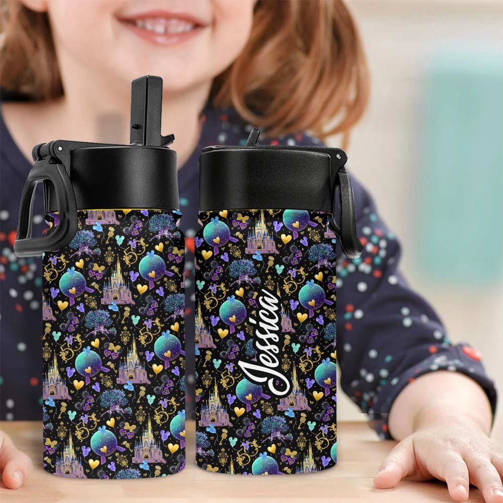 Magic Mouse Ears - Personalized Kids Water Bottle