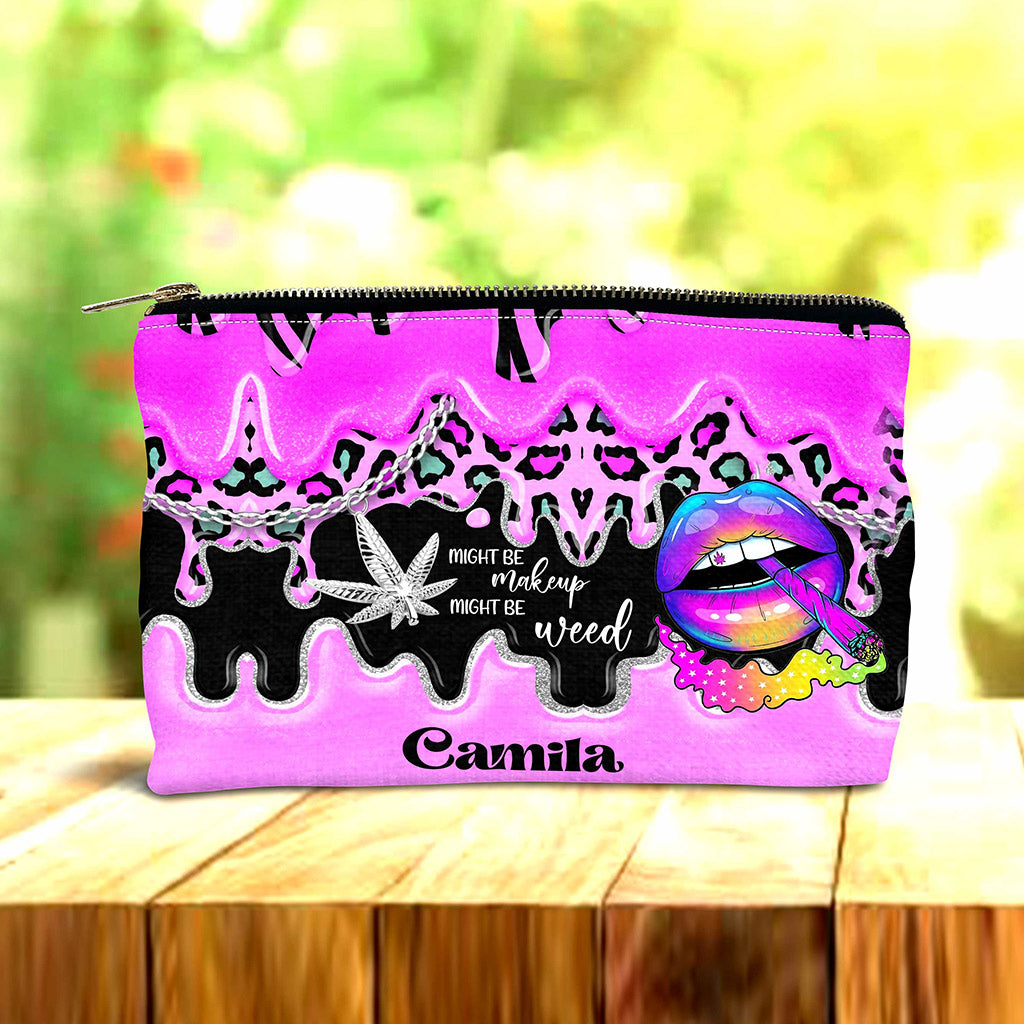 Might Be Makeup - Personalized Weed Pouch