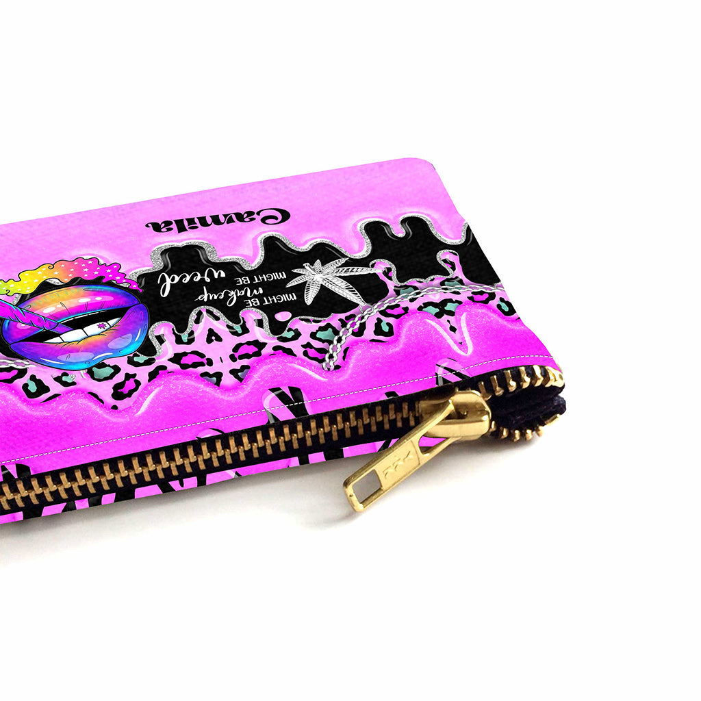 Might Be Makeup - Personalized Weed Pouch