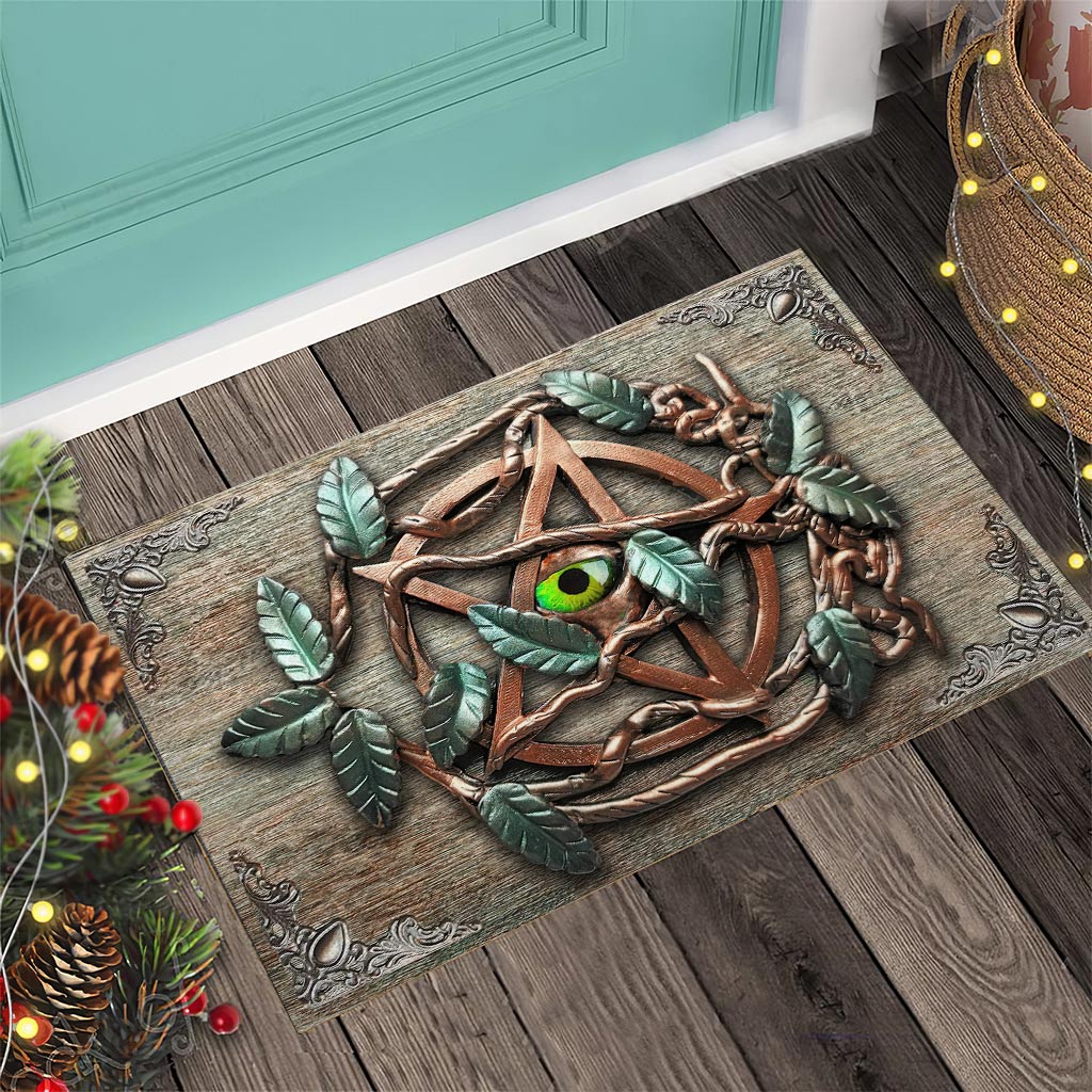 Mystical Witch - Witch Doormat With 3D Pattern Print