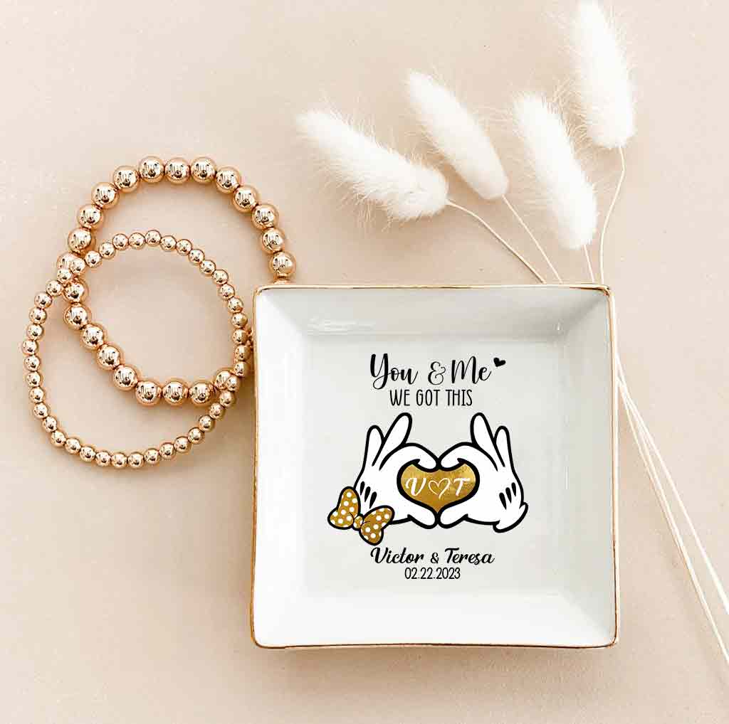 I'm Yours - Personalized Couple Mouse Jewelry Dish