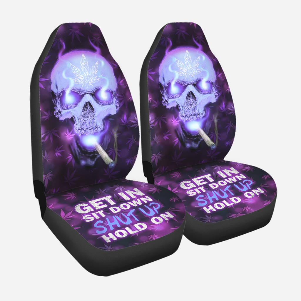 Skull Get High - Weed Seat Covers