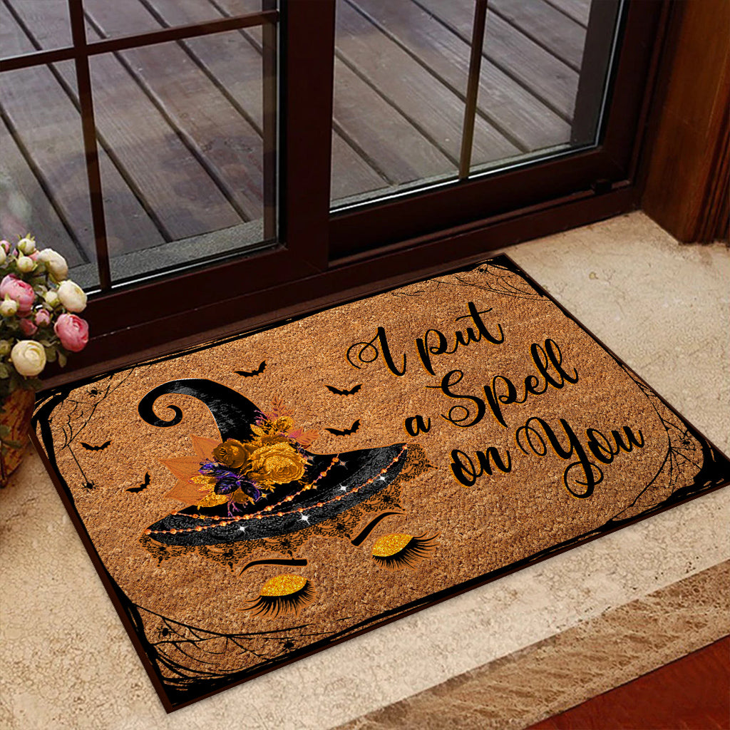 I Put A Spell On You - Witch Coir Pattern Print Doormat