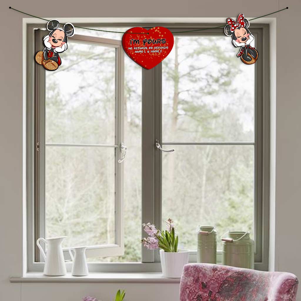 I'm Yours - Personalized Mouse 3 Pieces Garland