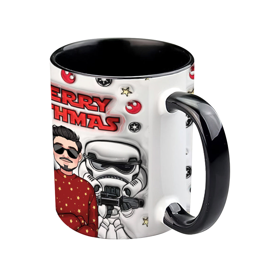 Merry Sithmas - Personalized The Force Accent Mug