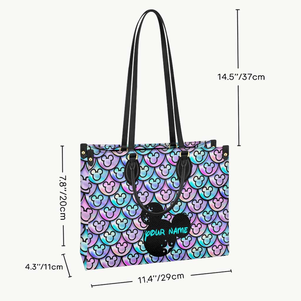 Magical Journey - Personalized Mouse Leather Handbag