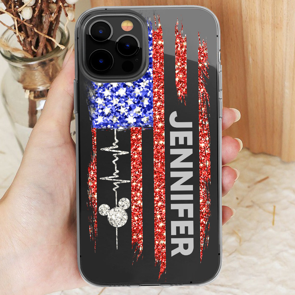 Best Day Ever - Personalized Mouse Clear Phone Case