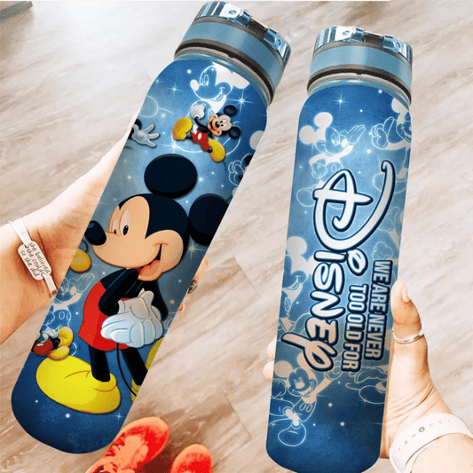 We Are Never Too Old Mouse Water Tracker Bottle 0823