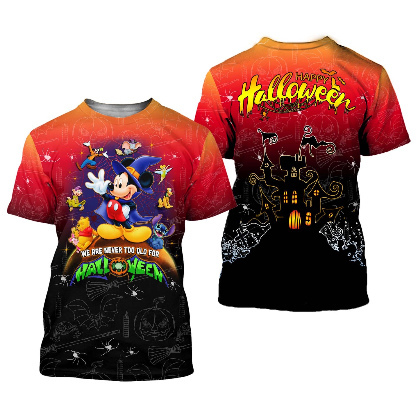 We Are Never Too Old Mouse All Over Shirt 0823