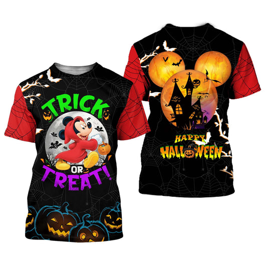 Trick Or Treat Mouse All Over Shirt 0823