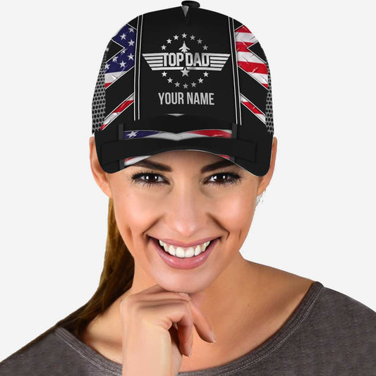Top Dad - Personalized Independence Day Classic Cap