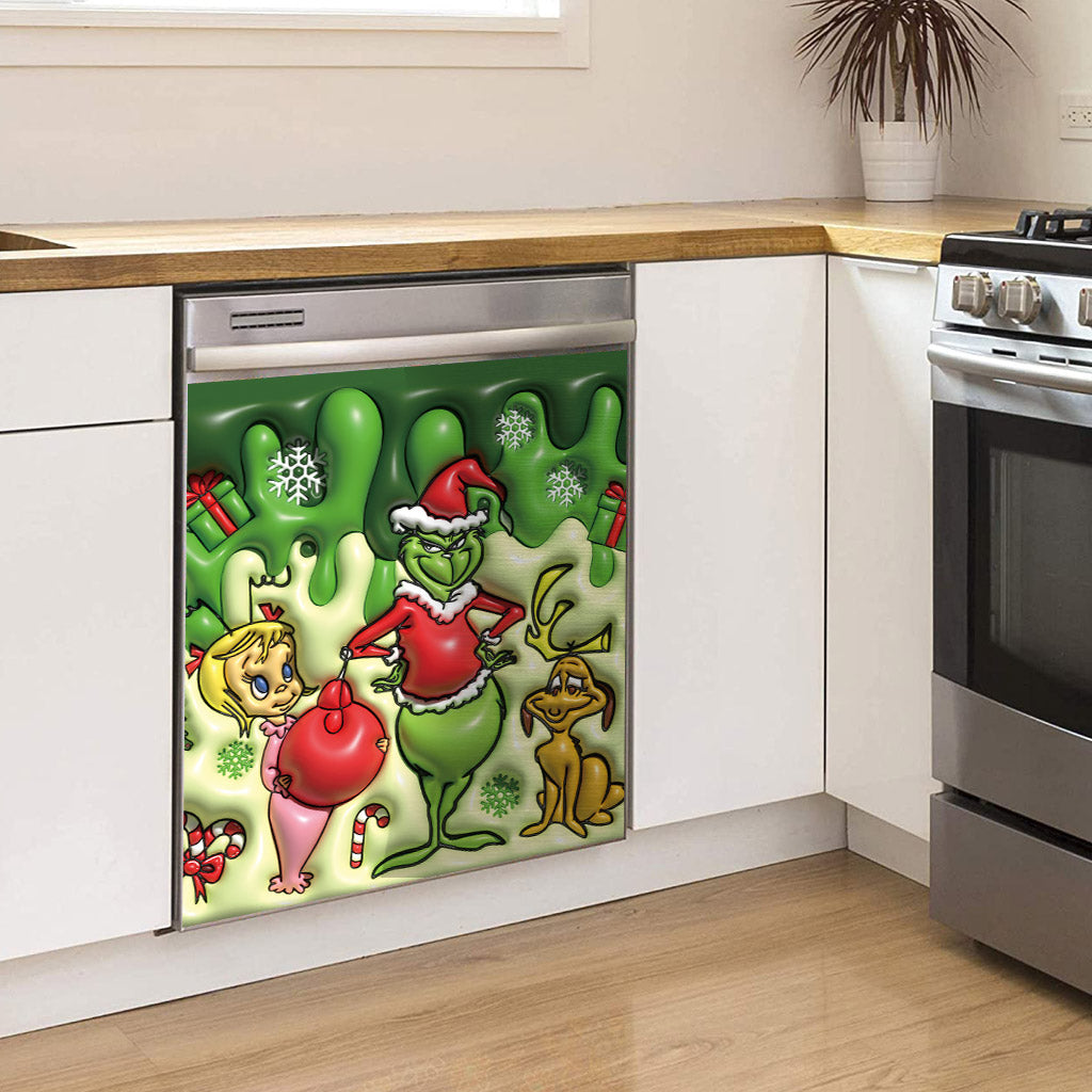 Merry Christmas - Stole Christmas Dishwasher Cover