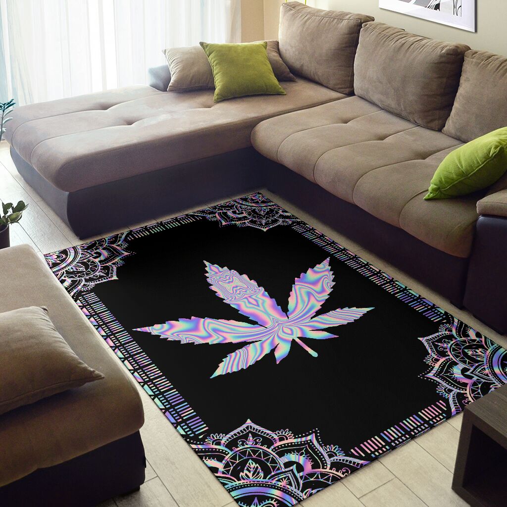 Holographic 420 - Weed Rug 0822