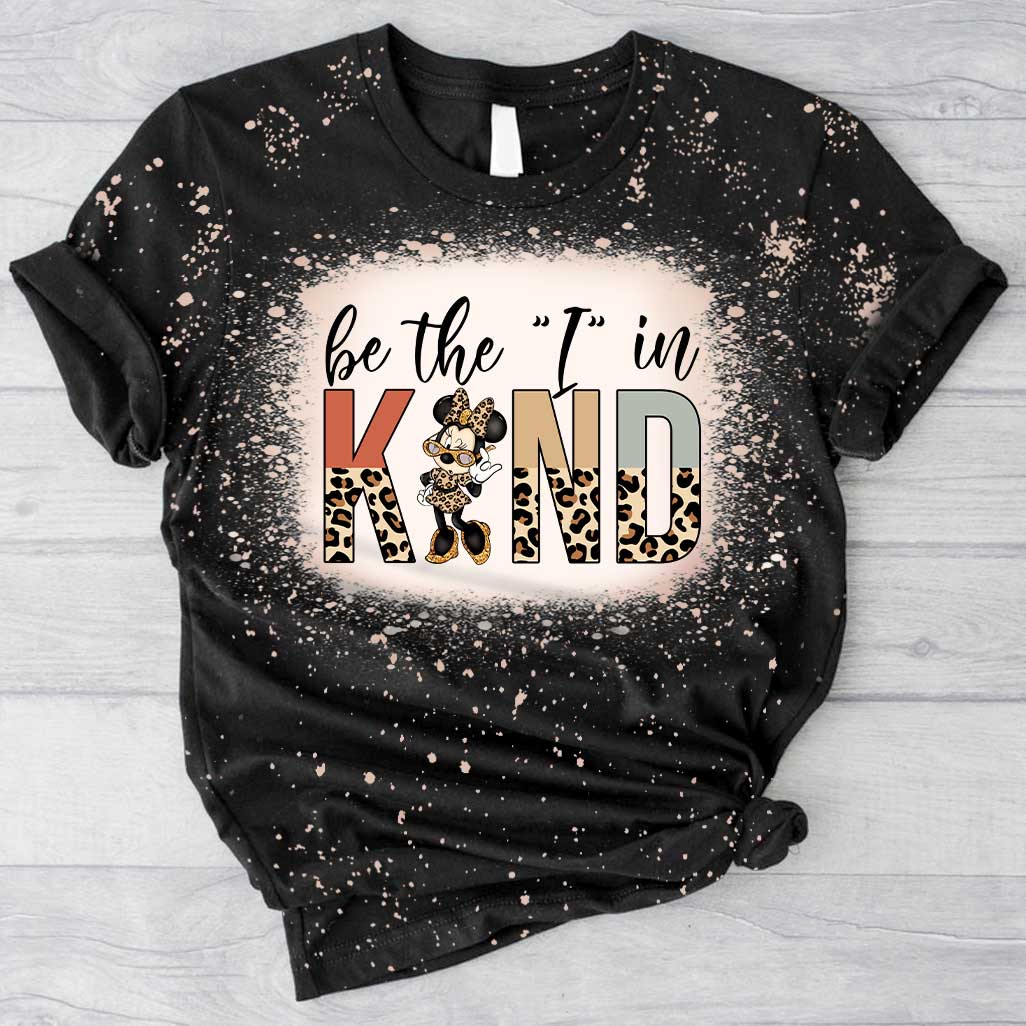 Be The I In Kind Mouse - Handmade Bleached Shirts