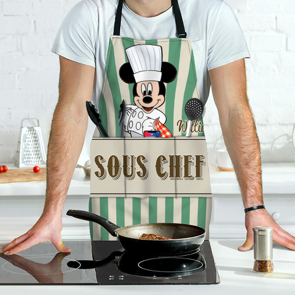 Head Chef And Sous Chef - Personalized Mouse Apron