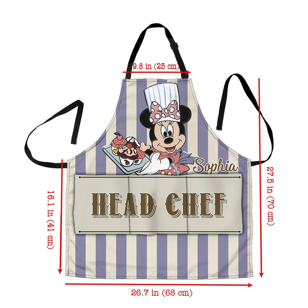 Head Chef And Sous Chef - Personalized Mouse Apron