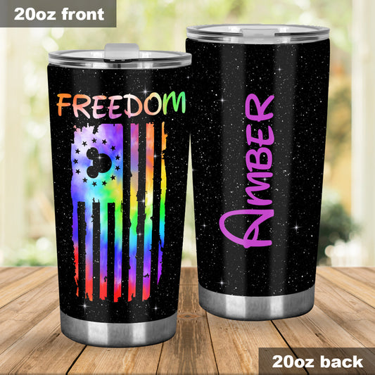 Finding Freedom - Personalized Mouse Tumbler