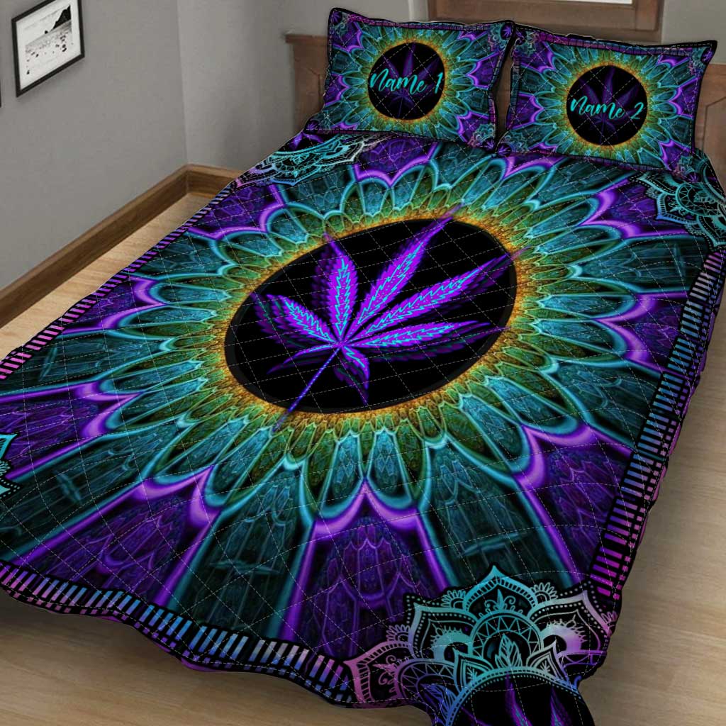 High Maintenance - Personalized Weed Quilt Set