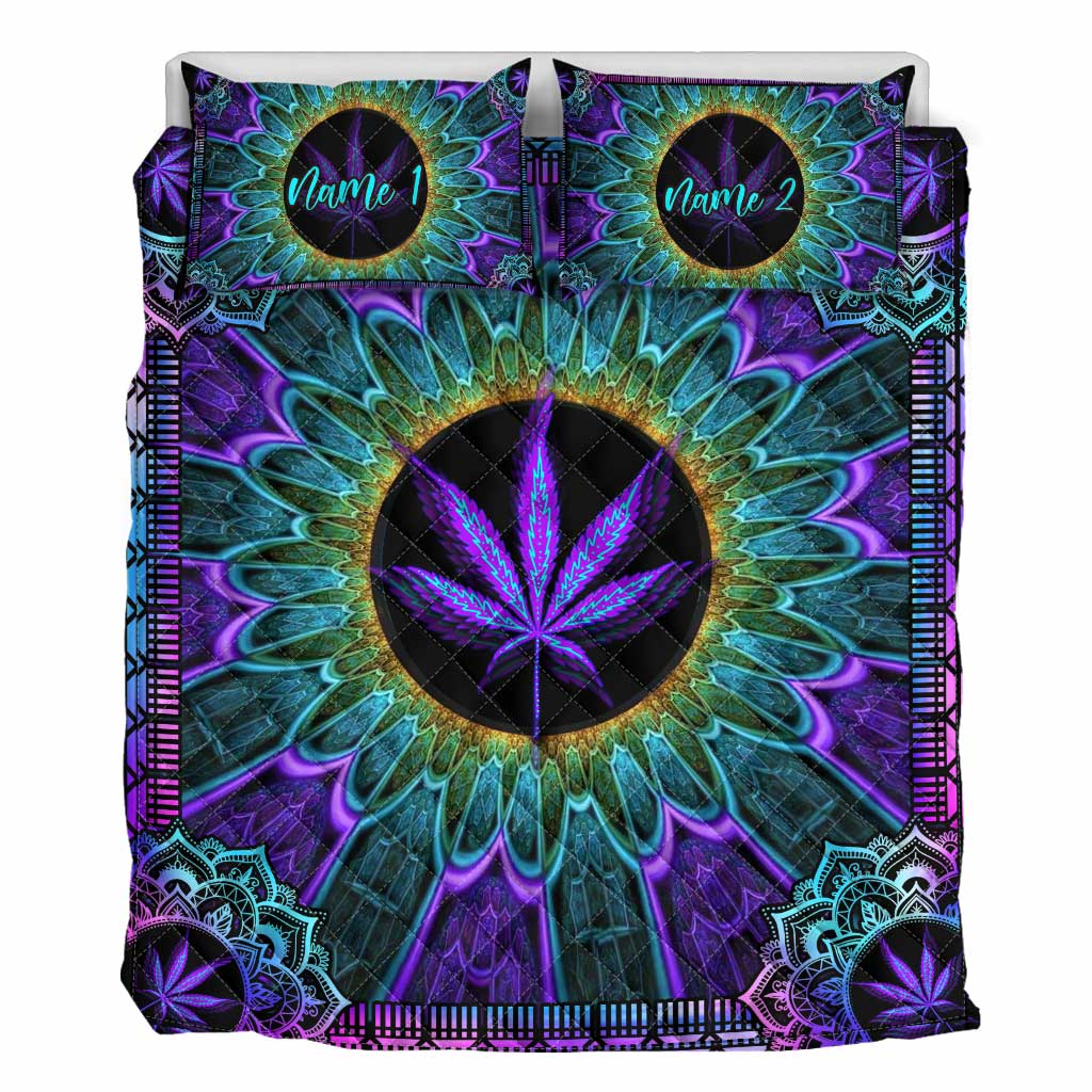 High Maintenance - Personalized Weed Quilt Set