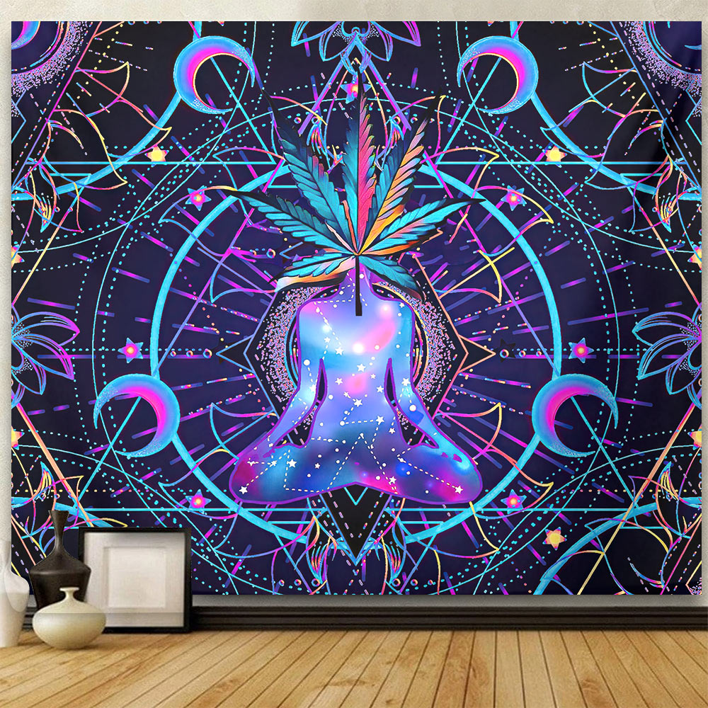 Pot Head - Weed Wall Tapestry & Throw Pillow