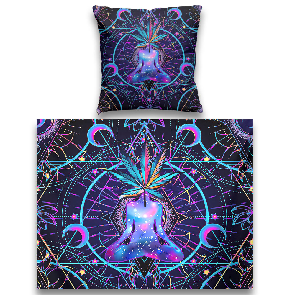 Pot Head - Weed Wall Tapestry & Throw Pillow