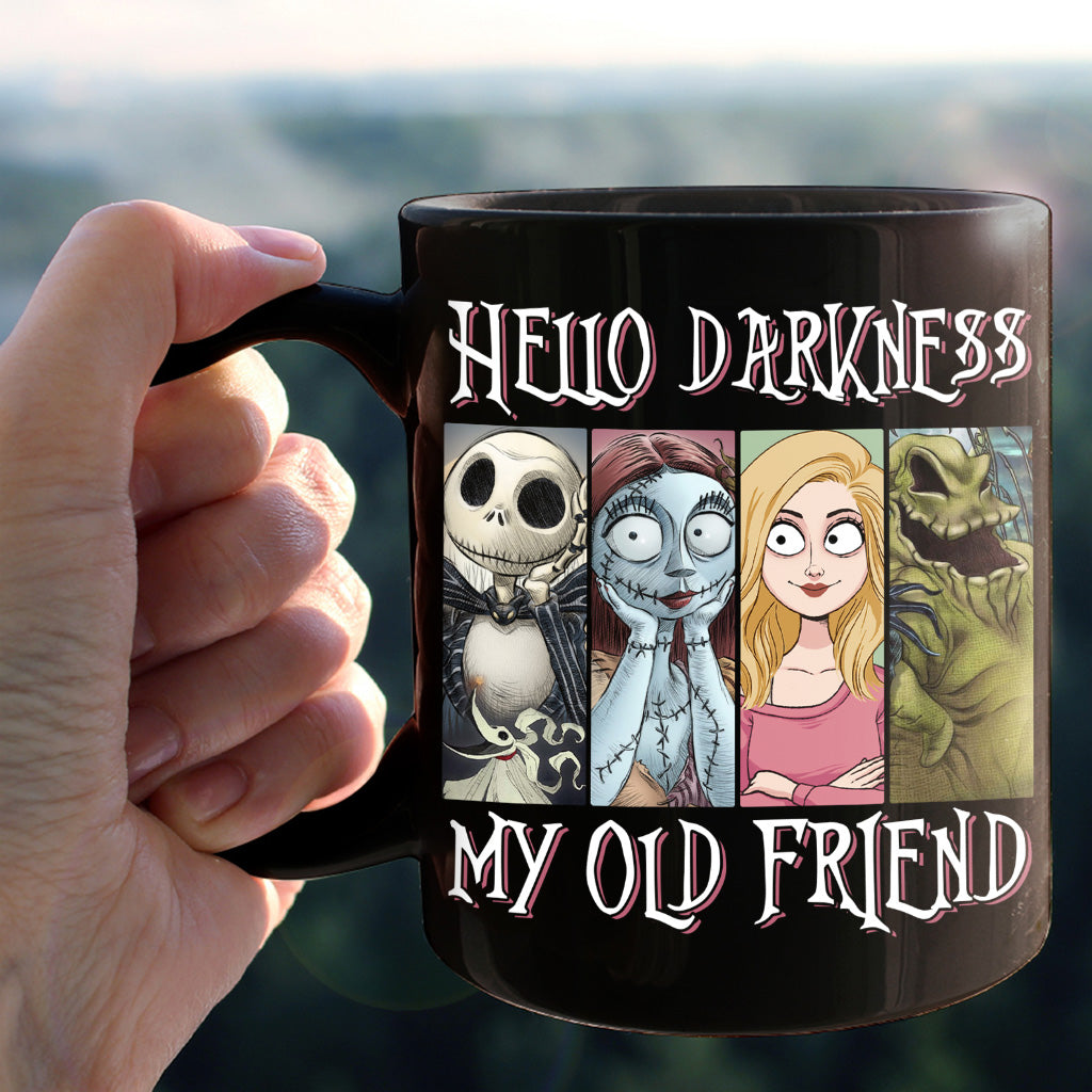 Hello Darkness My Old Friend - Personalized Nightmare Mug