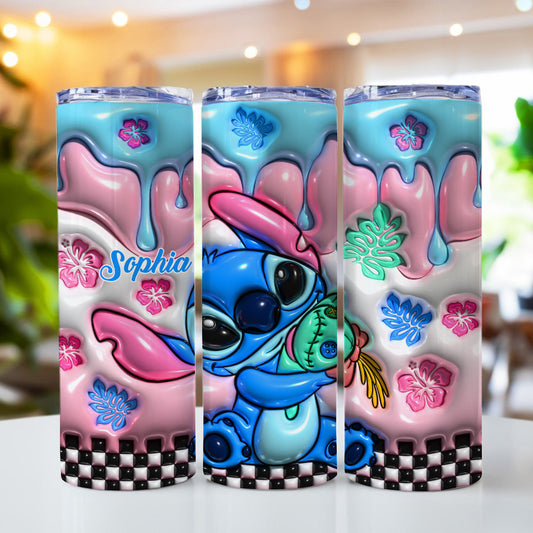 Ohana Means Family - Personalized Ohana Skinny Tumbler