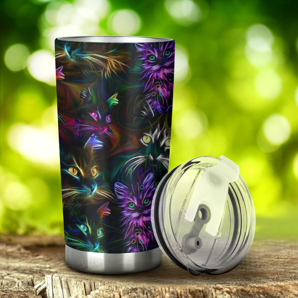 Cat Neon - Cat Tumbler 0622