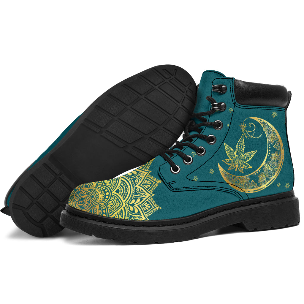 Stay High Moon Child - Weed All Season Boots 0822