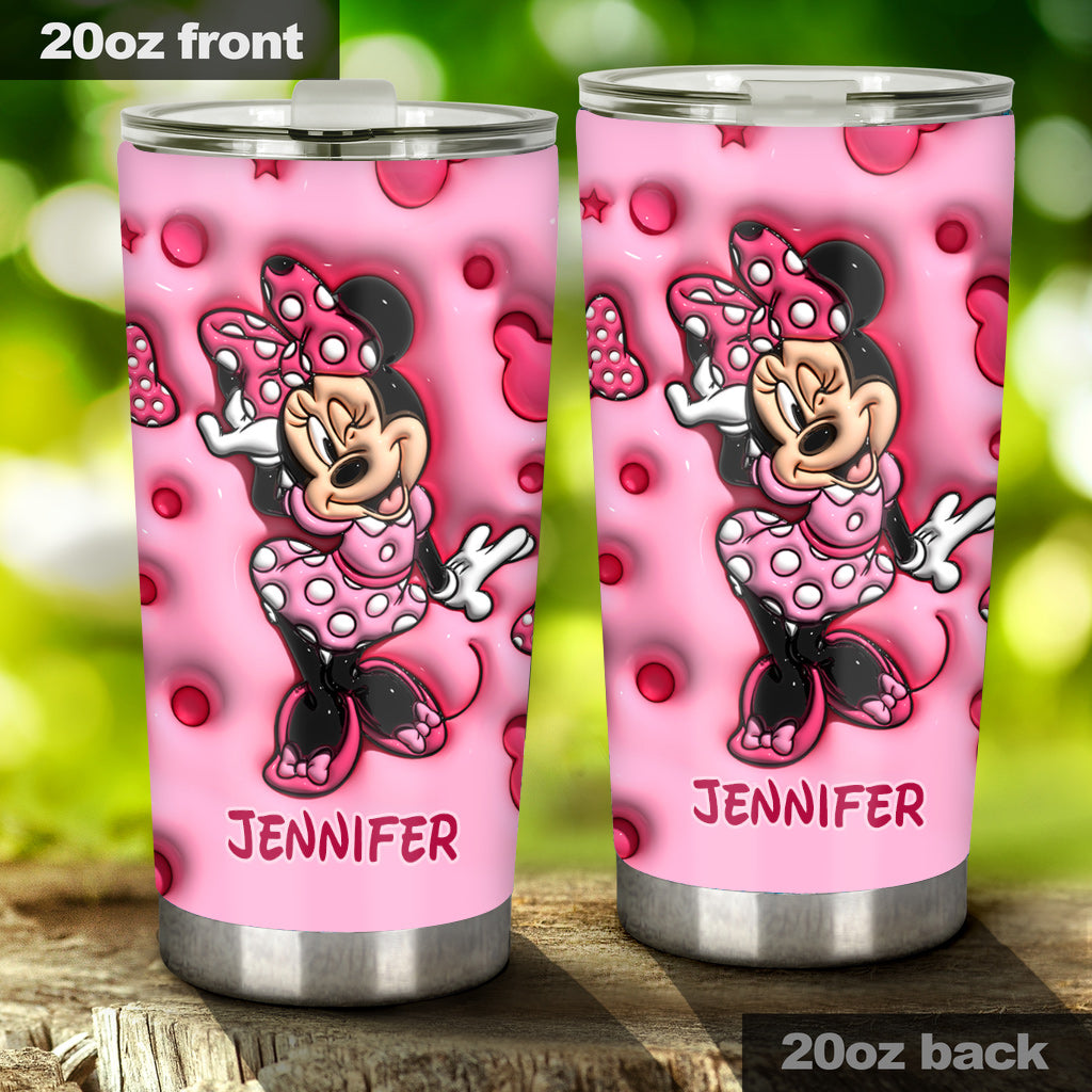 Cute Mouse Custom Name - Personalized Mouse Tumbler
