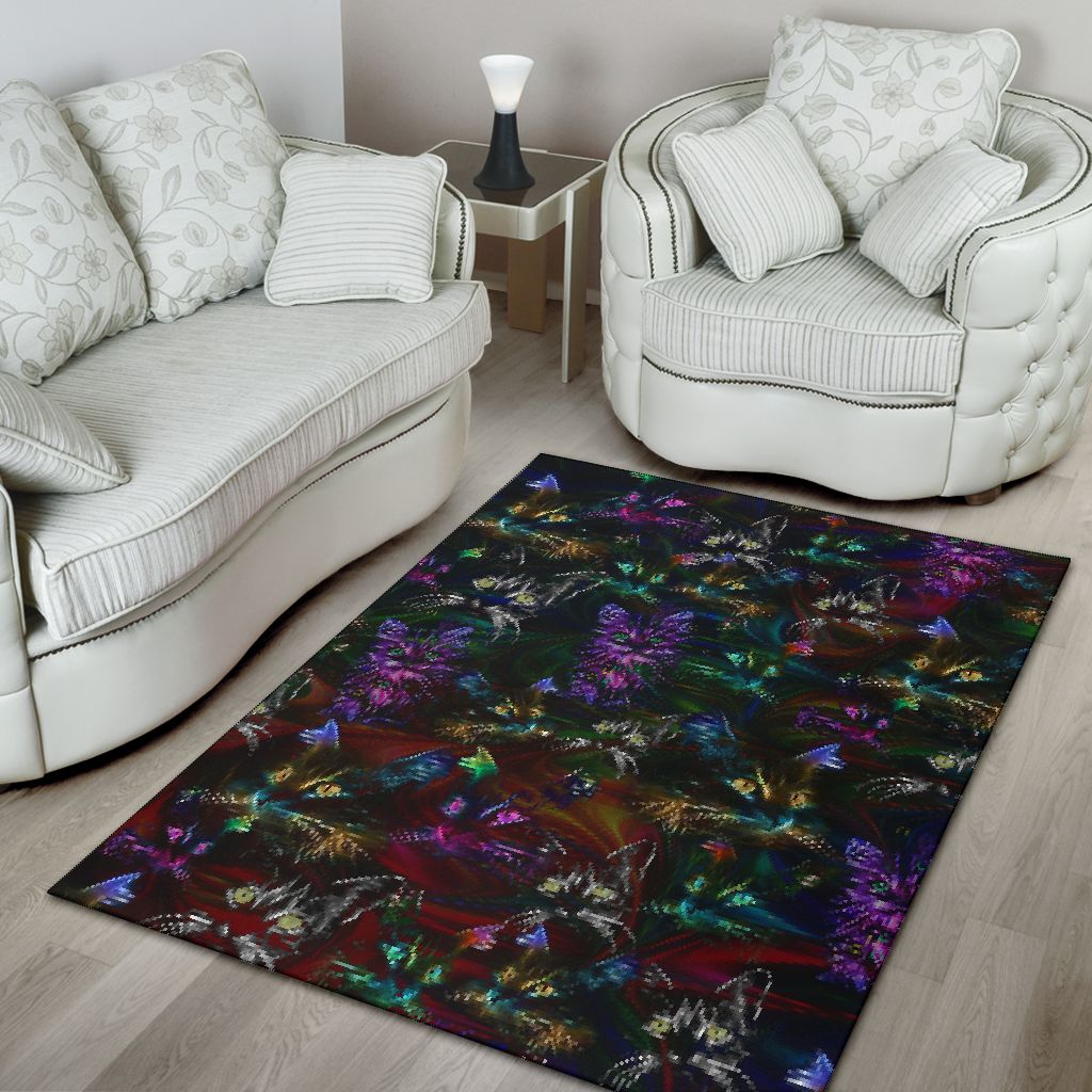 Love Cats Cat Rug 0622