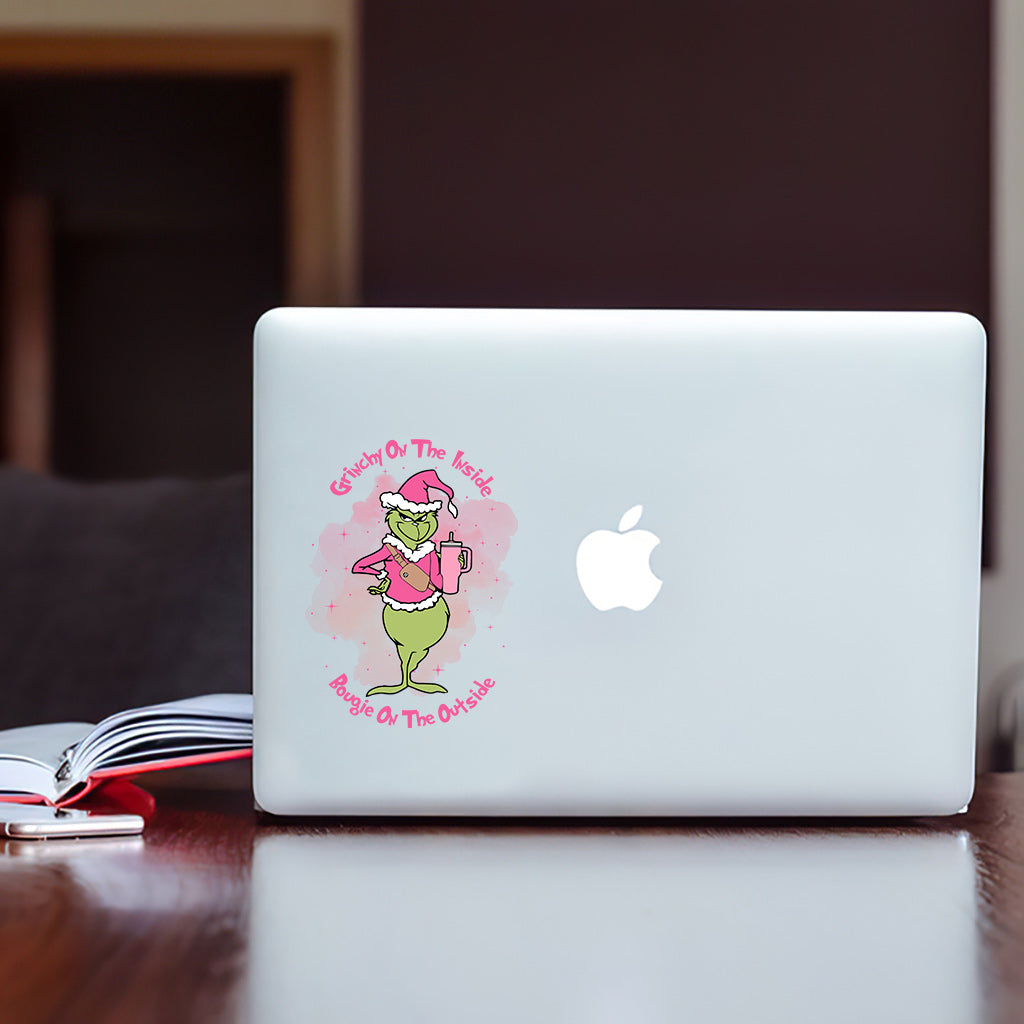 Grinchy On The Inside - Stole Christmas Decal Full