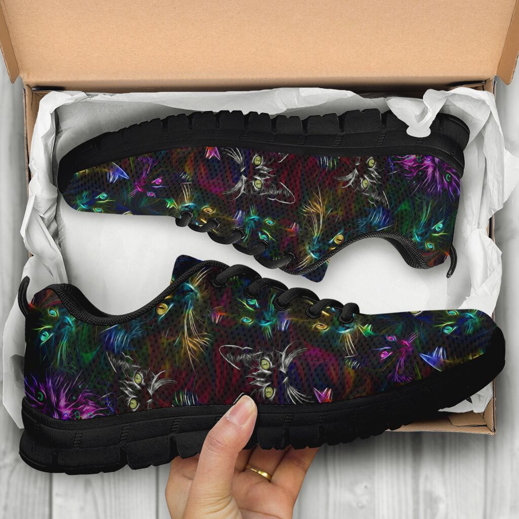 Colorful Cat Cat Sneakers 0622