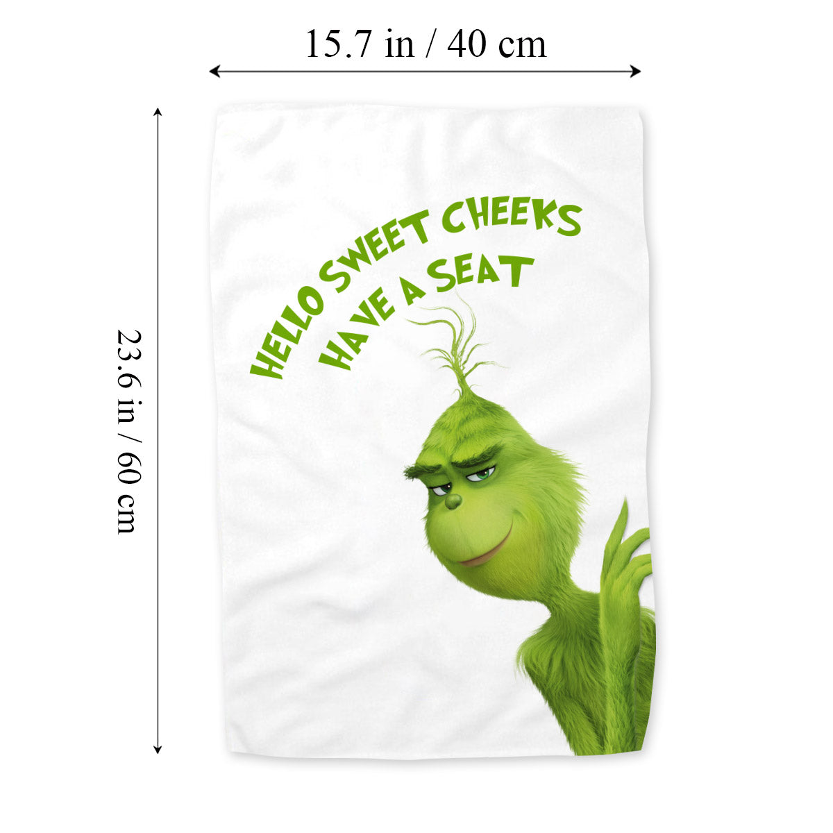 Hello Sweet Cheeks - Stole Christmas Towel