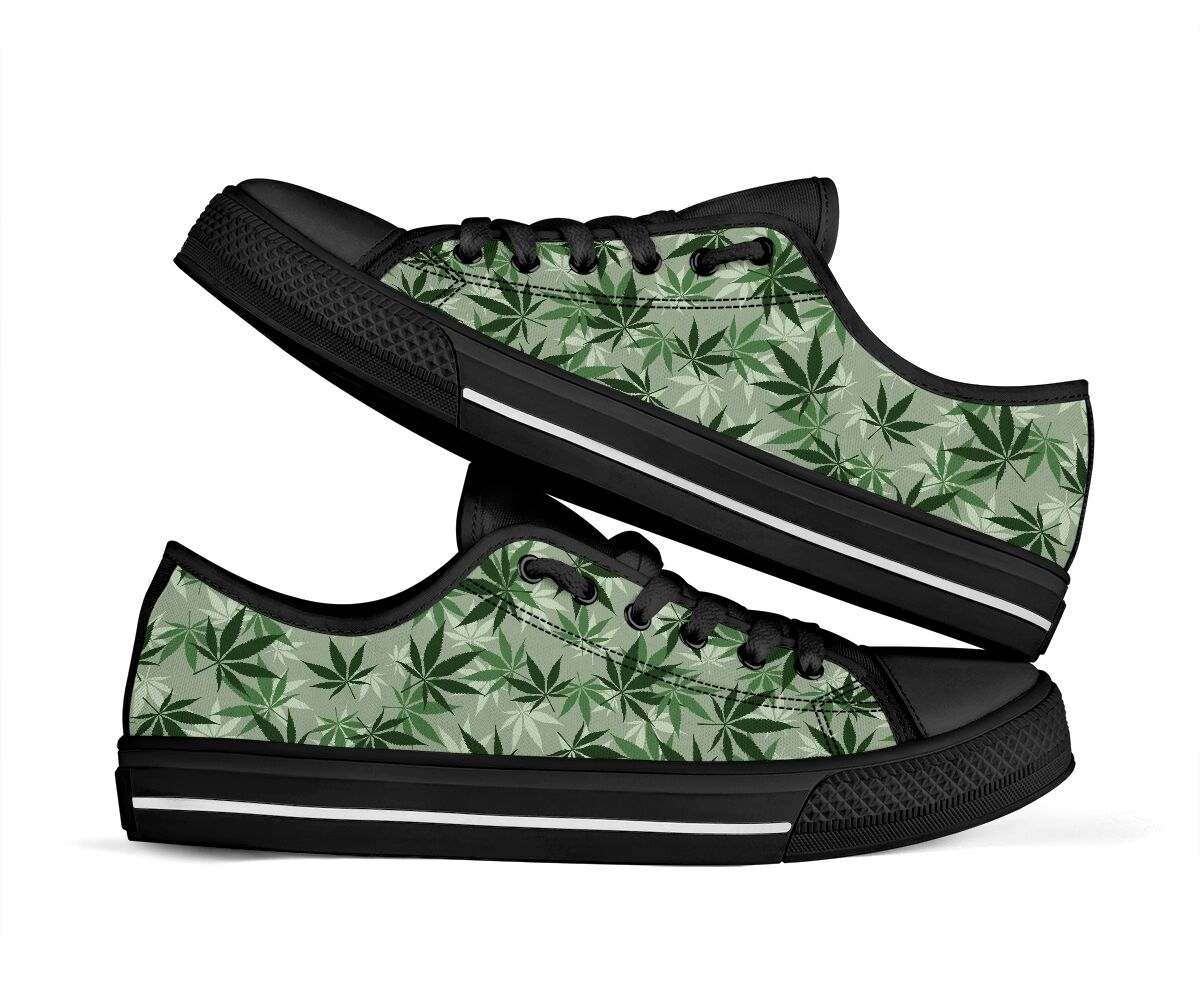 Vintage Retro - Weed Low Top Shoes 0822