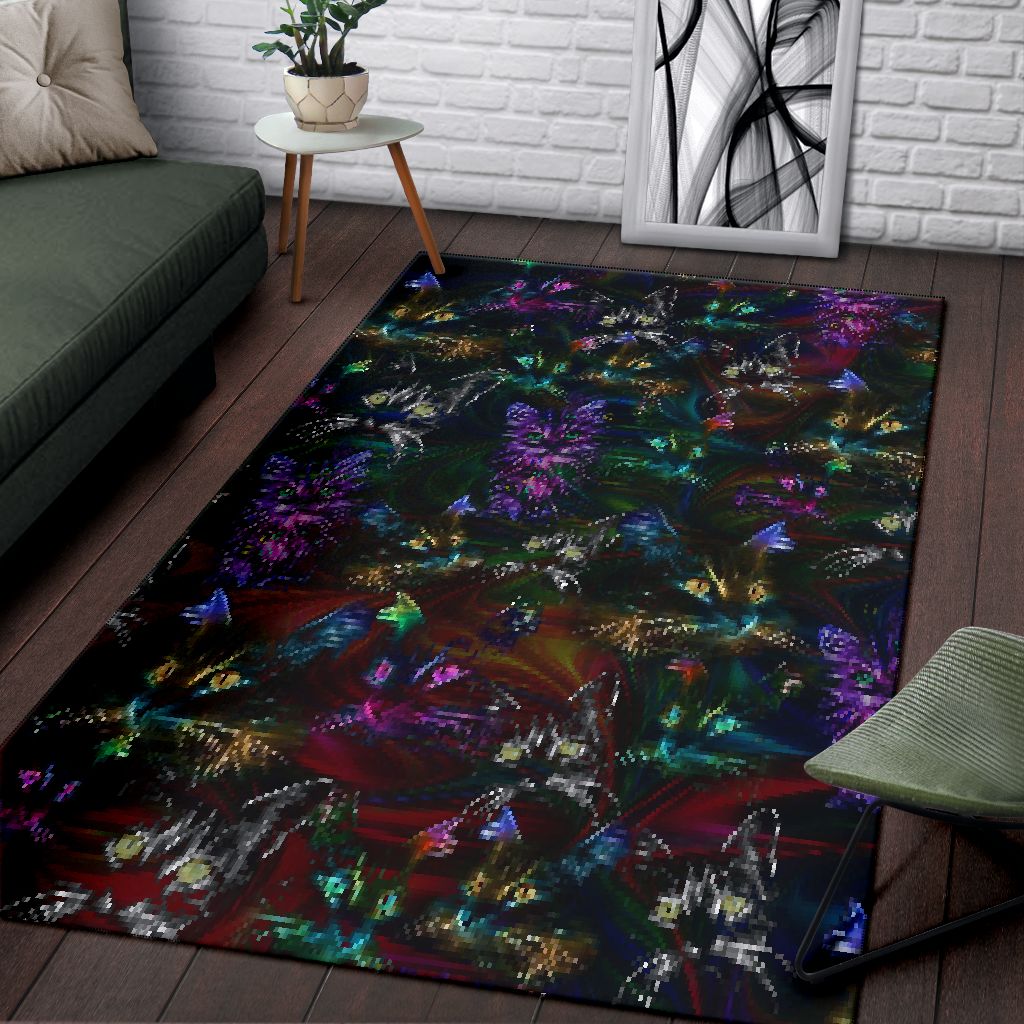 Love Cats Cat Rug 0622