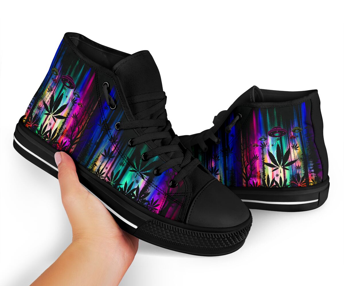 Stay High All Night - Weed High Top Shoes 0822