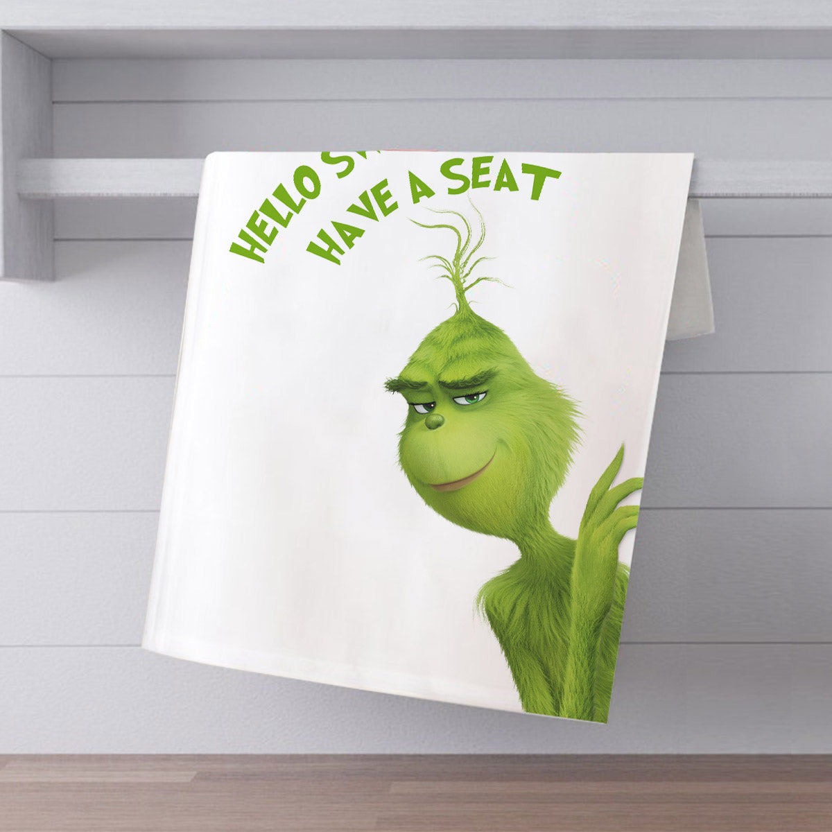 Hello Sweet Cheeks - Stole Christmas Towel