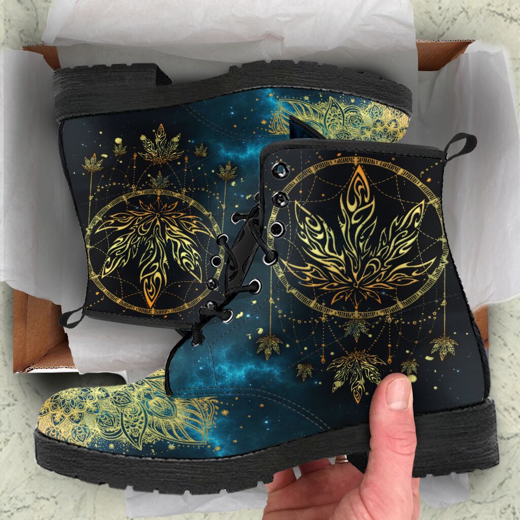 Galaxy High Life - Weed Leather Boots 0622
