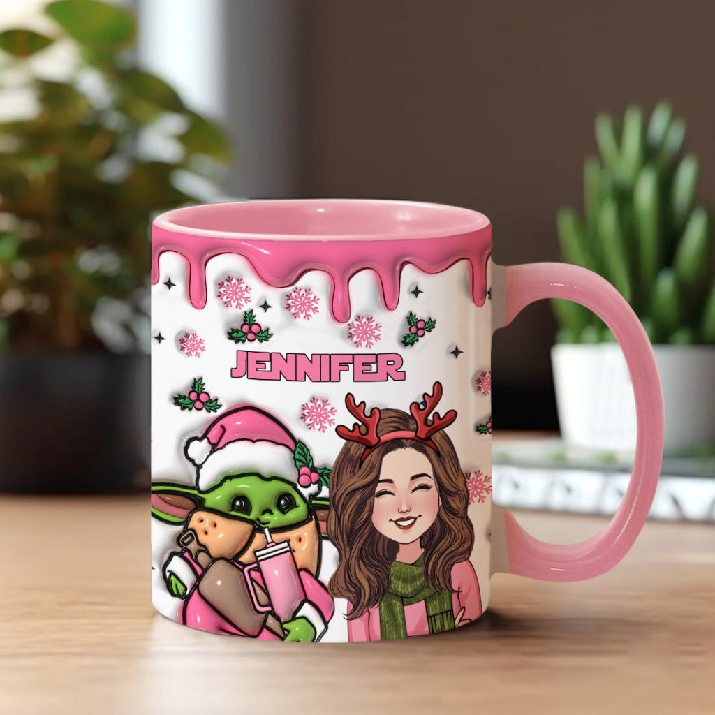 Too Cute We Are - Personalized The Force Accent Mug
