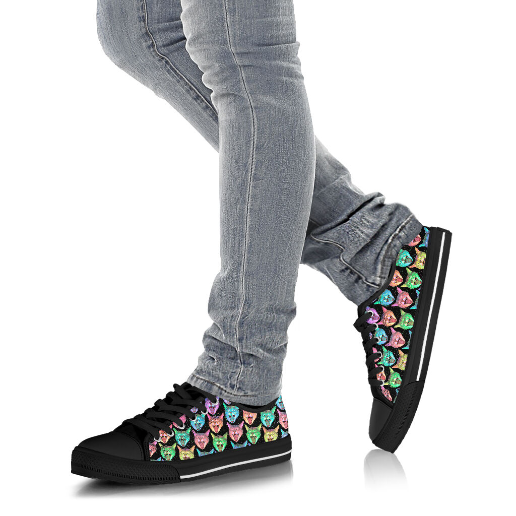 Space Cats Cat Low Top Shoes 0622