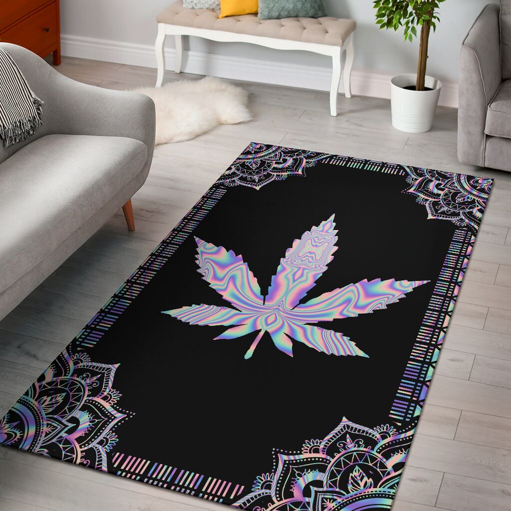 Holographic 420 - Weed Rug 0822