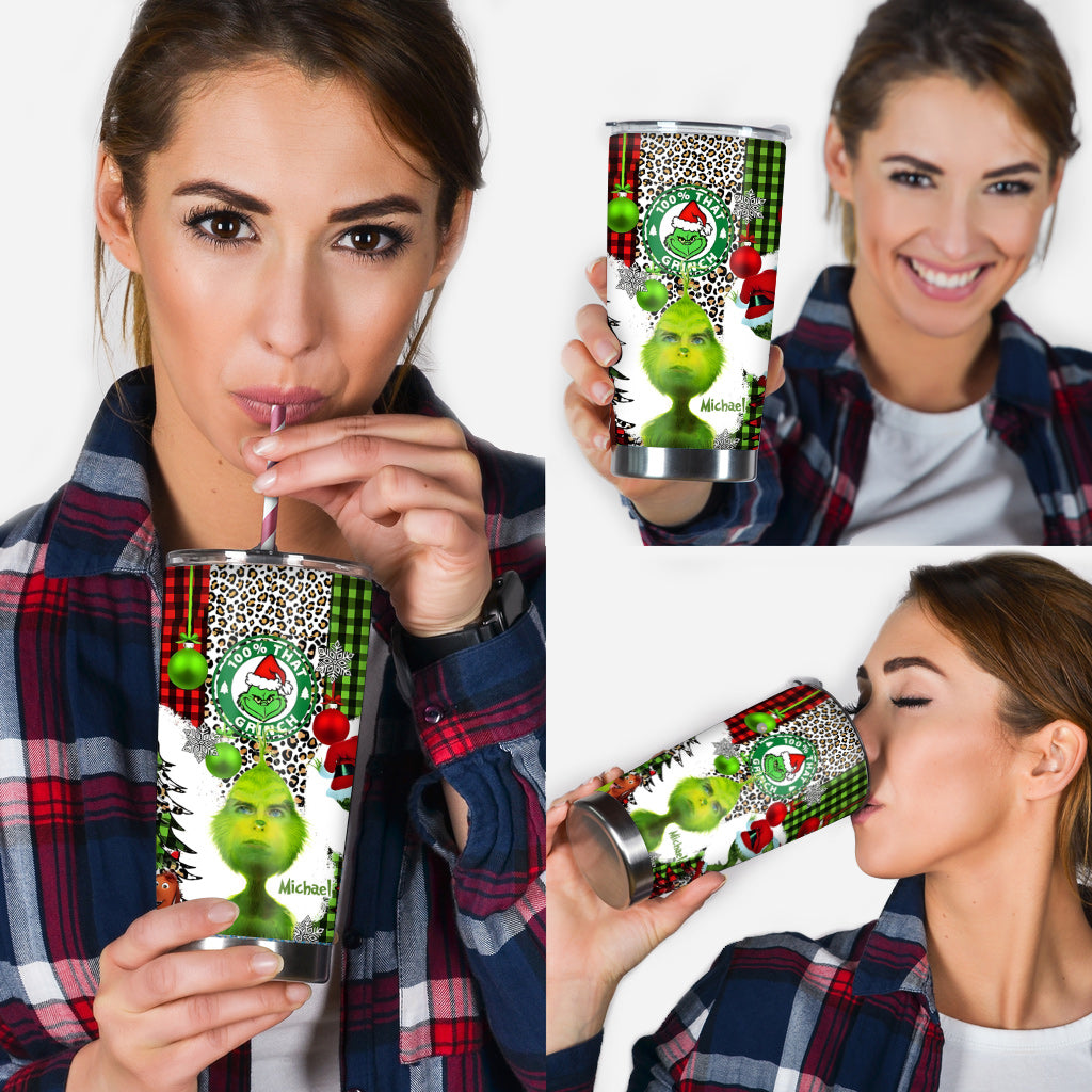 Merry Christmas - Personalized Stole Christmas Tumbler