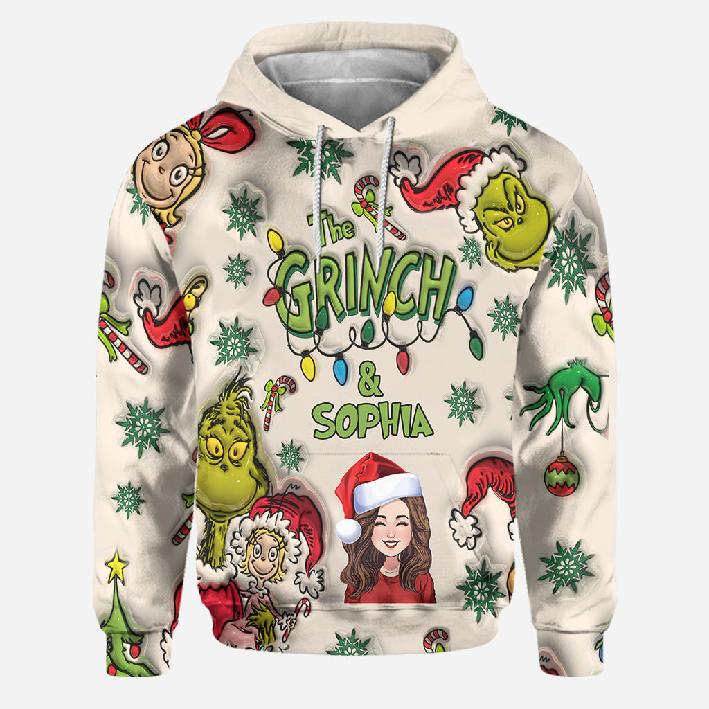 Merry Christmas - Personalized Stole Christmas Hoodie and Leggings