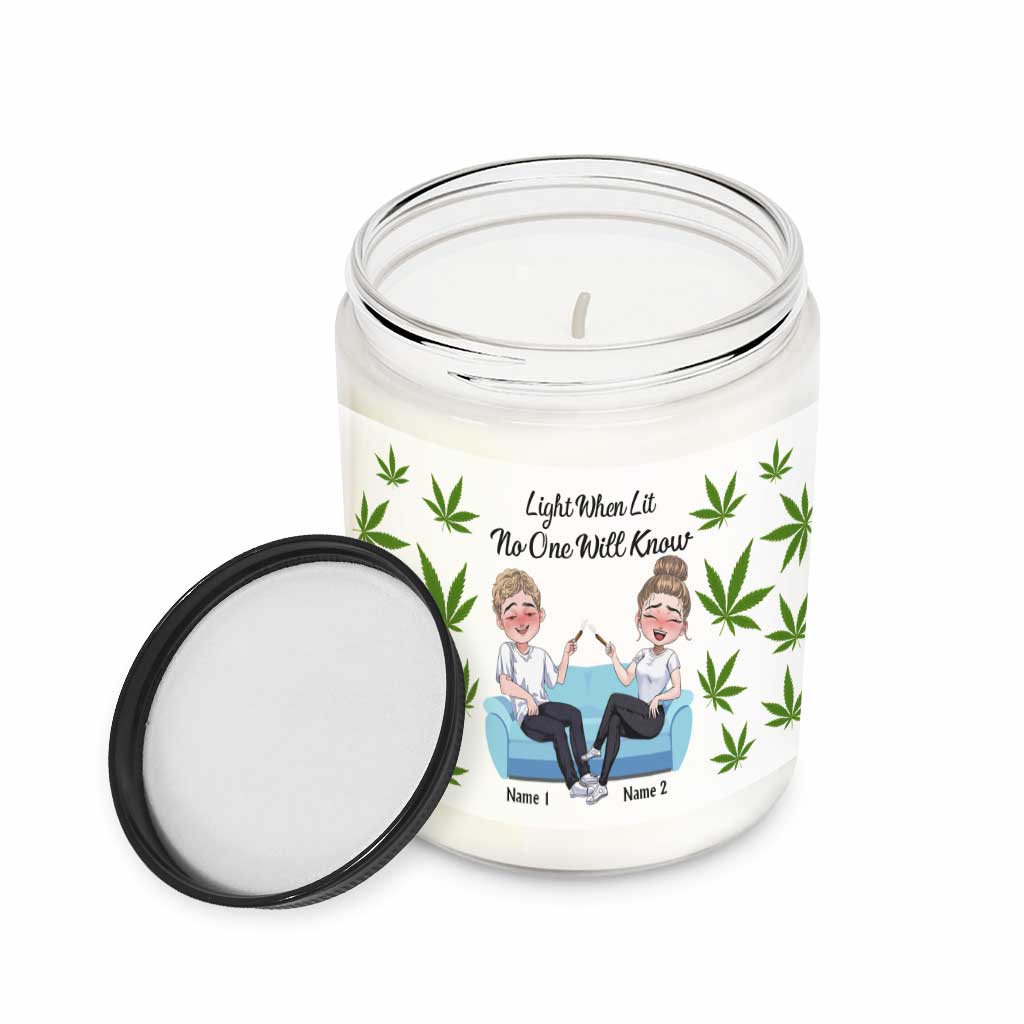 Light When Lit - Personalized Weed Candle