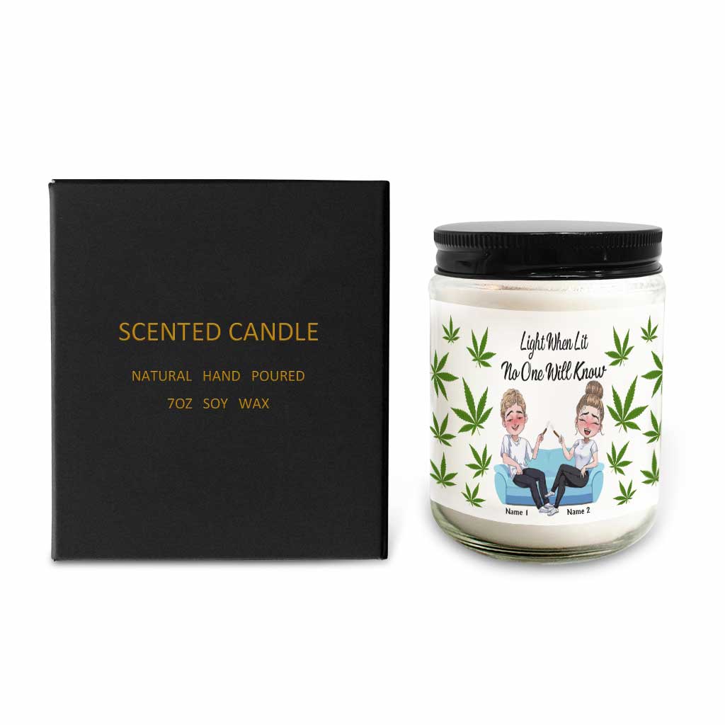 Light When Lit - Personalized Weed Candle