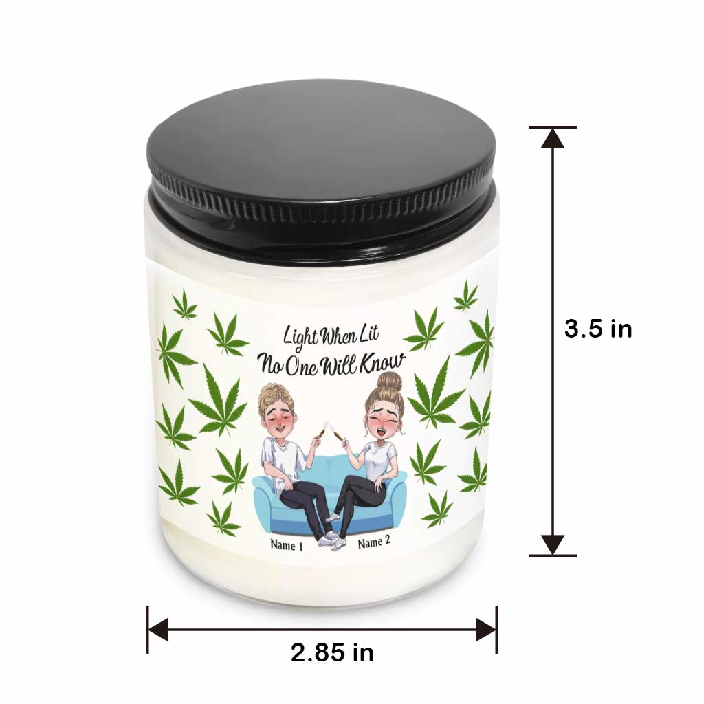 Light When Lit - Personalized Weed Candle