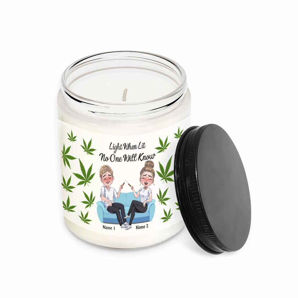 Light When Lit - Personalized Weed Candle