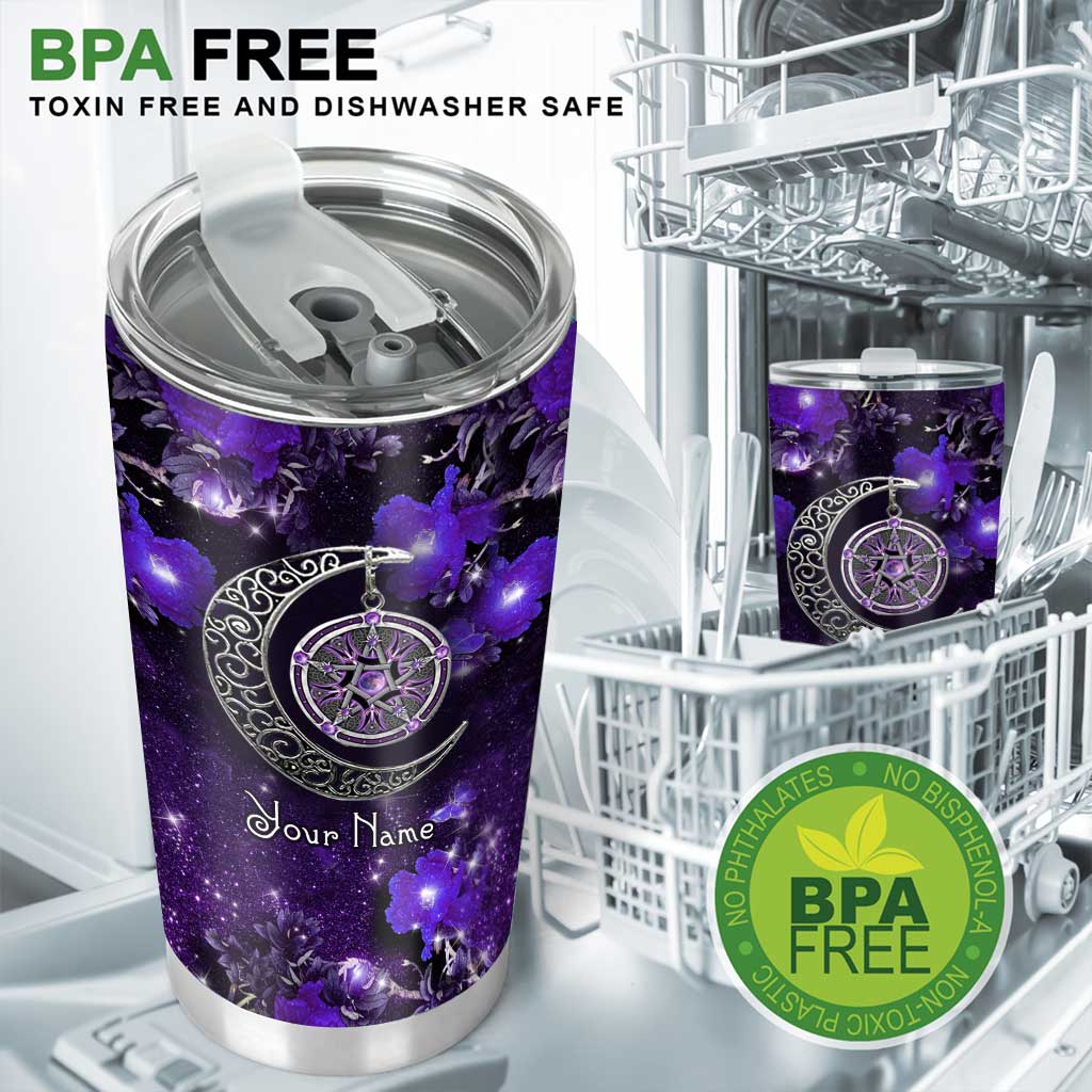 I'm The Daughter Of The Sun And Moon - Witch Personalized Tumbler